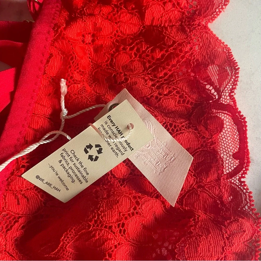 NWT Free People + We are Hah‎ Don’t Cross Me Halter in Blood Orange